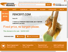 Tablet Screenshot of fencefit.com